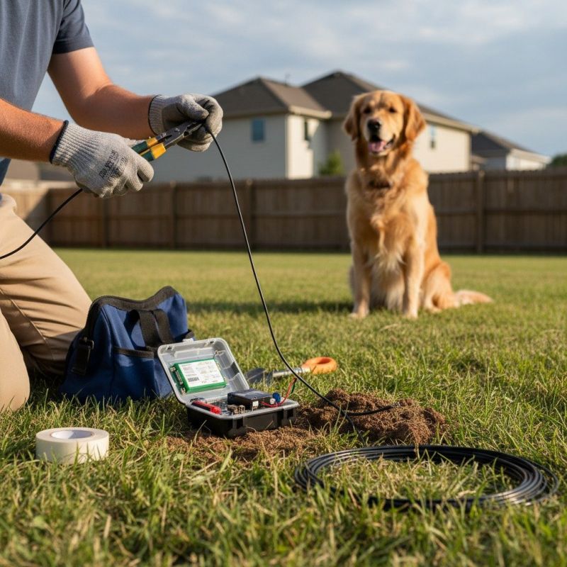 Electric Dog Fence Installation